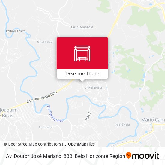 Av. Doutor José Mariano, 833 map