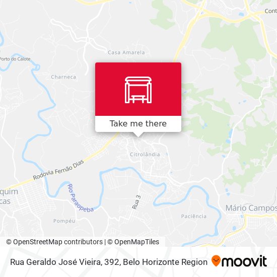 Rua Geraldo José Vieira, 392 map