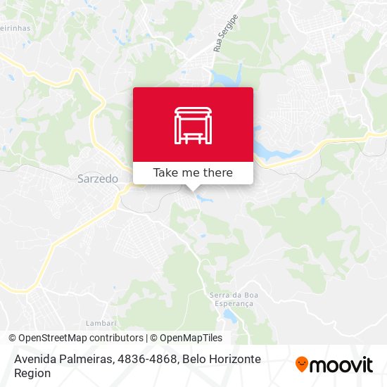 Avenida Palmeiras, 4836-4868 map