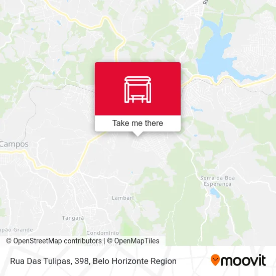 Rua Das Tulipas, 398 map