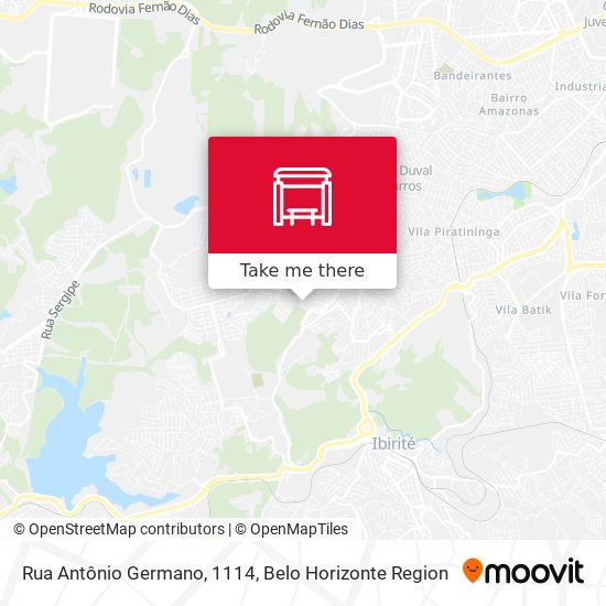Rua Antônio Germano, 1114 map