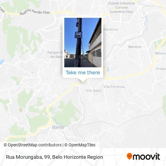 Rua Morungaba, 99 map