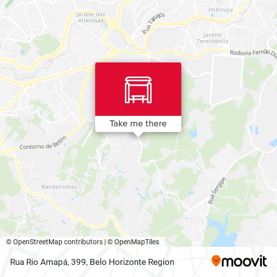 Rua Rio Amapá, 399 map