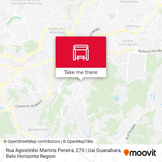 Rua Agostinho Martins Pereira, 270 | Uai Guanabara map