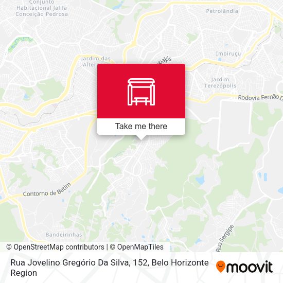Rua Jovelino Gregório Da Silva, 152 map