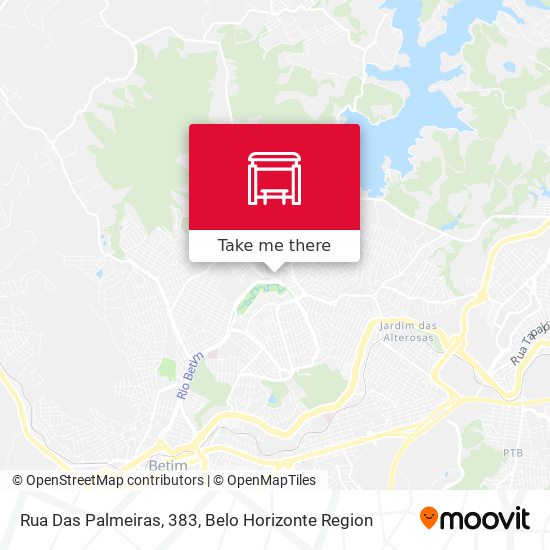 Rua Das Palmeiras, 383 map