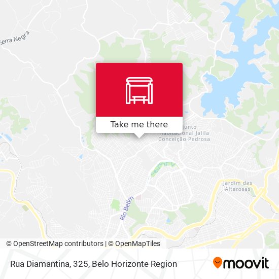 Rua Diamantina, 325 map