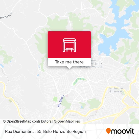 Rua Diamantina, 55 map