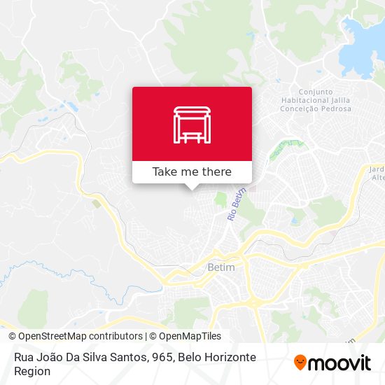Rua João Da Silva Santos, 965 map