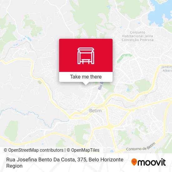 Rua Josefina Bento Da Costa, 375 map