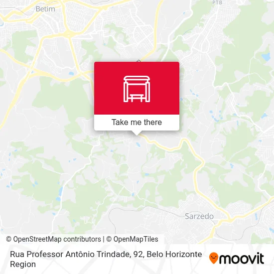 Rua Professor Antônio Trindade, 92 map