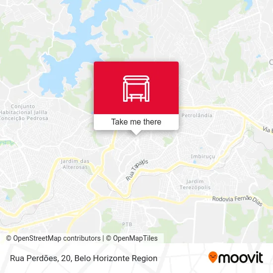 Rua Perdões, 20 map