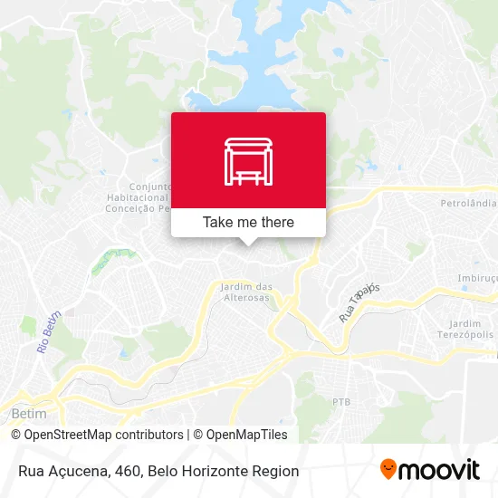 Rua Açucena, 460 map