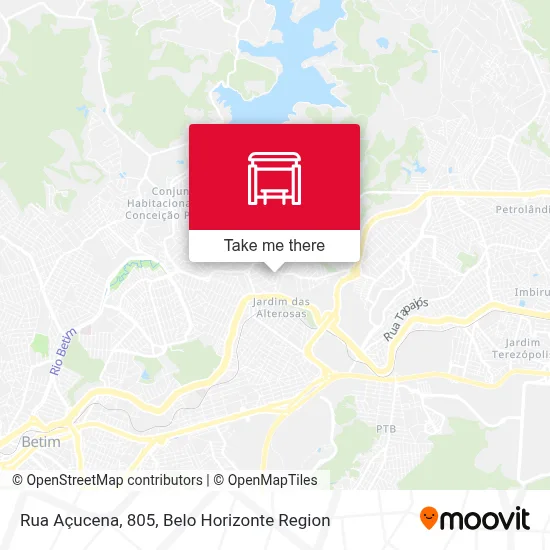 Rua Açucena, 805 map