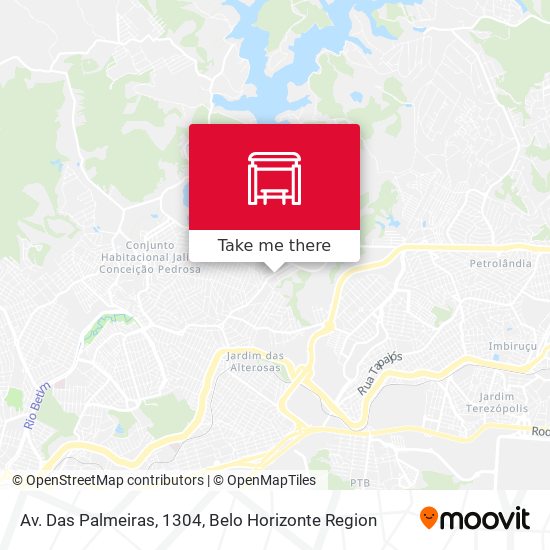 Av. Das Palmeiras, 1304 map