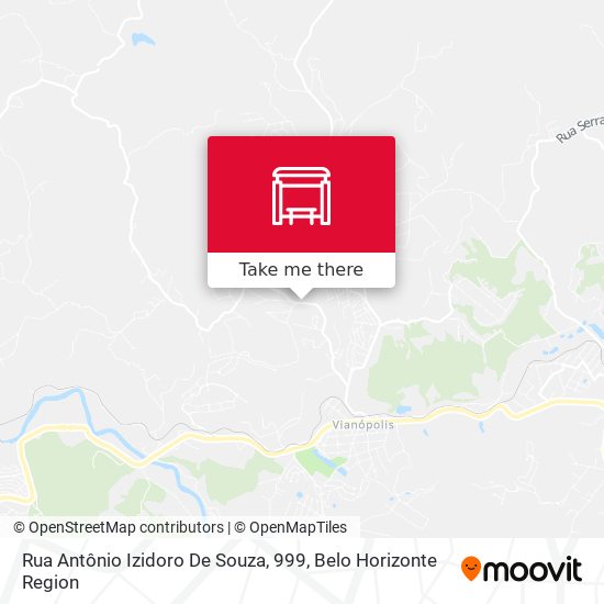 Rua Antônio Izidoro De Souza, 999 map