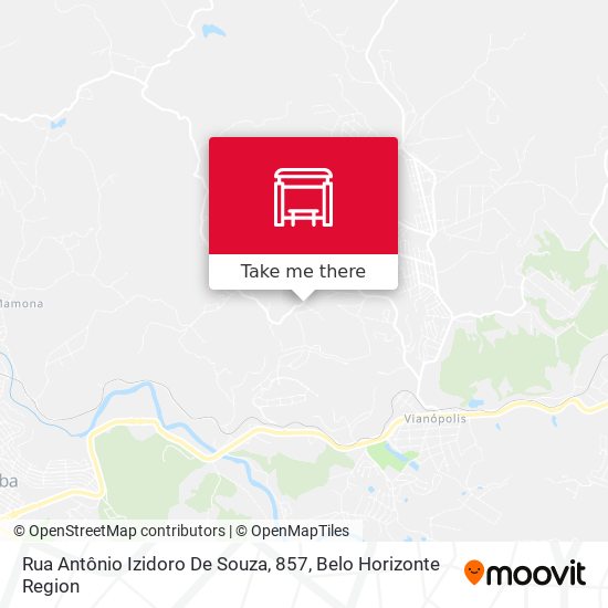 Rua Antônio Izidoro De Souza, 857 map
