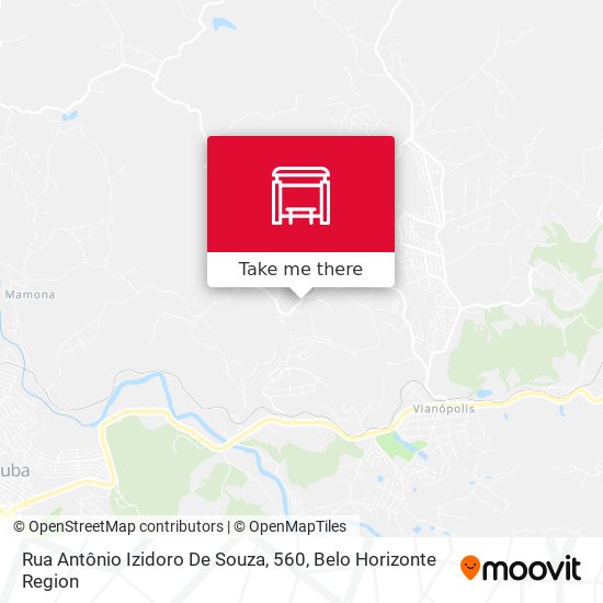 Rua Antônio Izidoro De Souza, 560 map