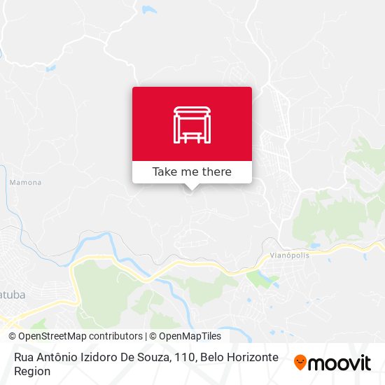 Rua Antônio Izidoro De Souza, 110 map