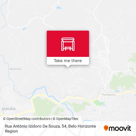 Rua Antônio Izidoro De Souza, 54 map