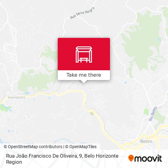 Rua João Francisco De Oliveira, 9 map