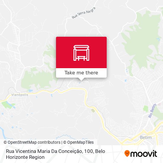 Rua Vicentina Maria Da Conceição, 100 map