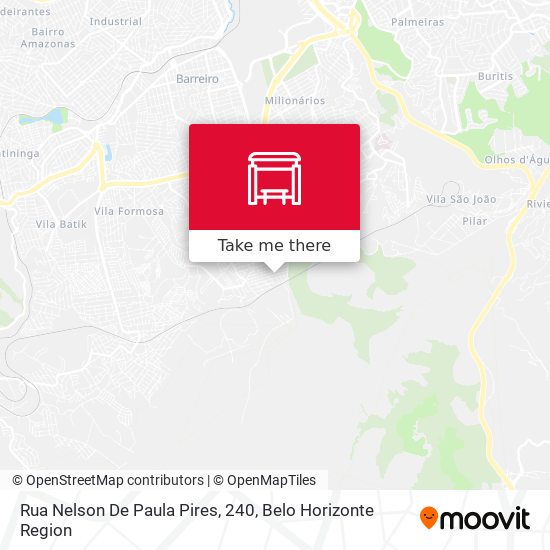 Rua Nelson De Paula Pires, 240 map