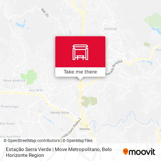 Estação Serra Verde | Move Metropolitano map