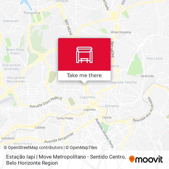 Estação Iapi | Move Metropolitano - Sentido Centro map