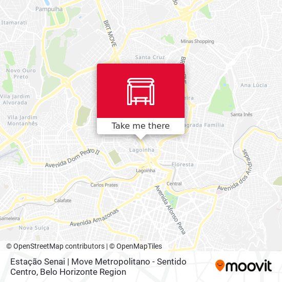 Estação Senai | Move Metropolitano - Sentido Centro map