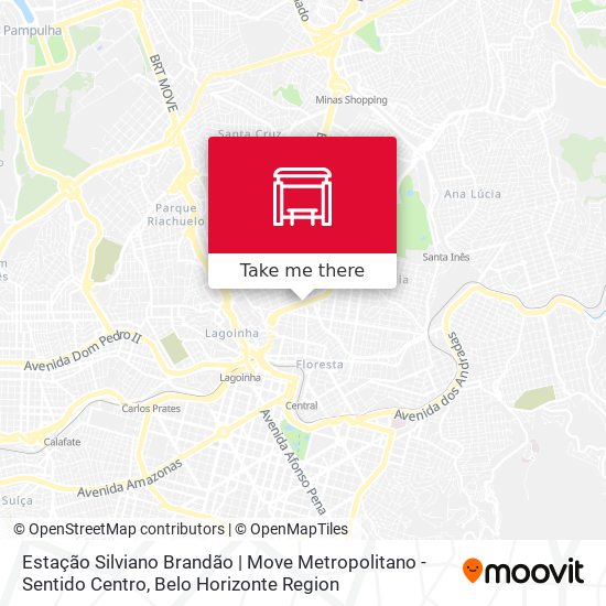 Estação Silviano Brandão | Move Metropolitano - Sentido Centro map