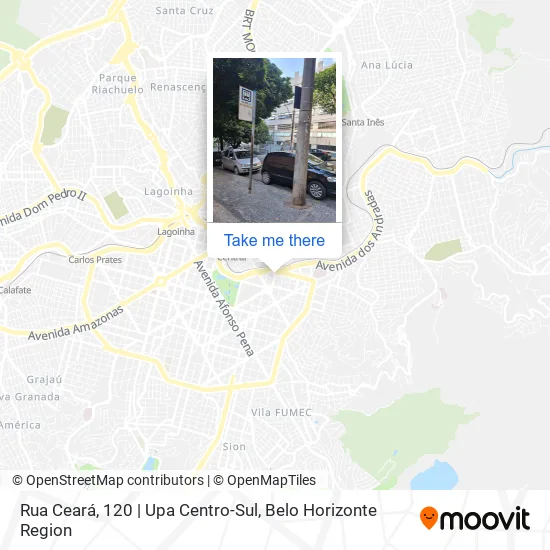 Rua Ceará, 120 | Upa Centro-Sul map