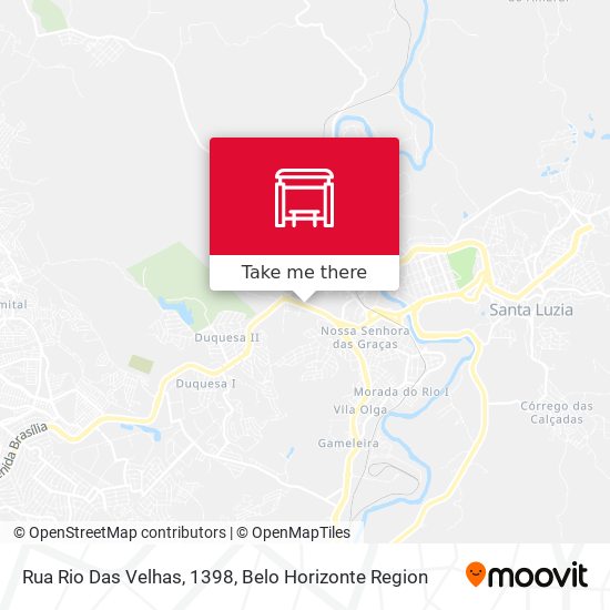 Rua Rio Das Velhas, 1398 map