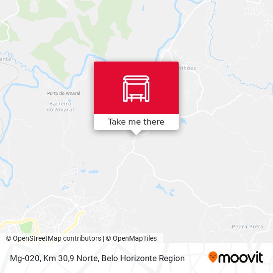 Mg-020, Km 30,9 Norte map