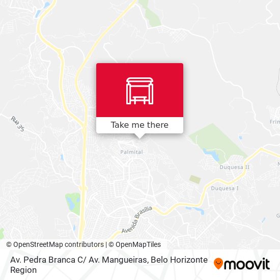 Av. Pedra Branca C/ Av. Mangueiras map
