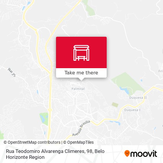 Rua Teodomiro Alvarenga Climeres, 98 map