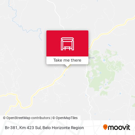 Br-381, Km 423 Sul map