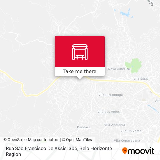 Rua São Francisco De Assis, 305 map