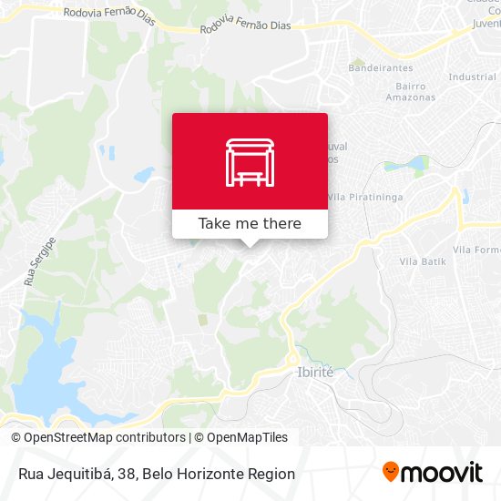 Rua Jequitibá, 38 map