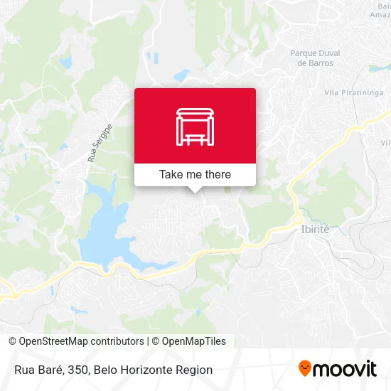 Rua Baré, 350 map