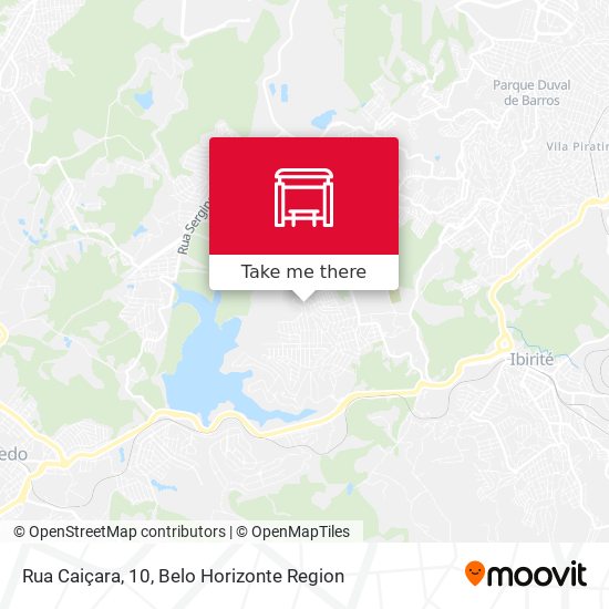 Rua Caiçara, 10 map