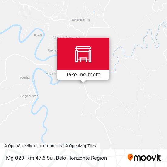 Mg-020, Km 47,6 Sul map