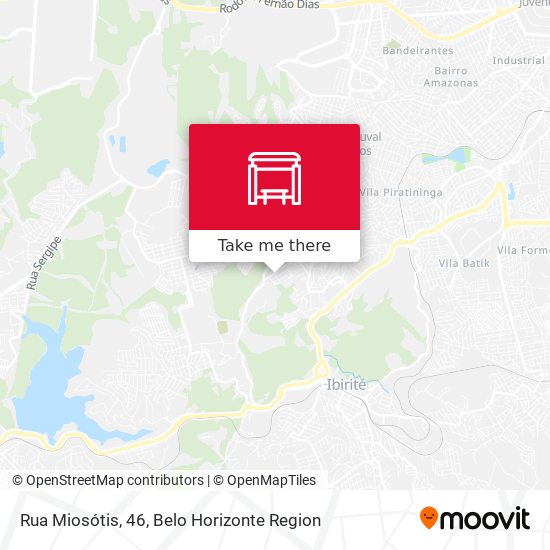 Rua Miosótis, 46 map
