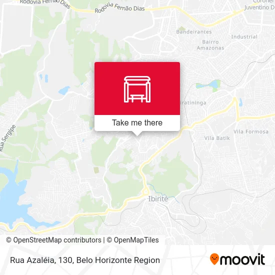 Rua Azaléia, 130 map