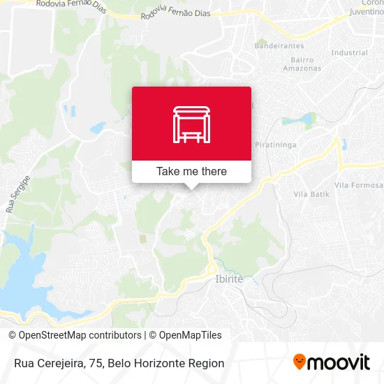 Rua Cerejeira, 75 map