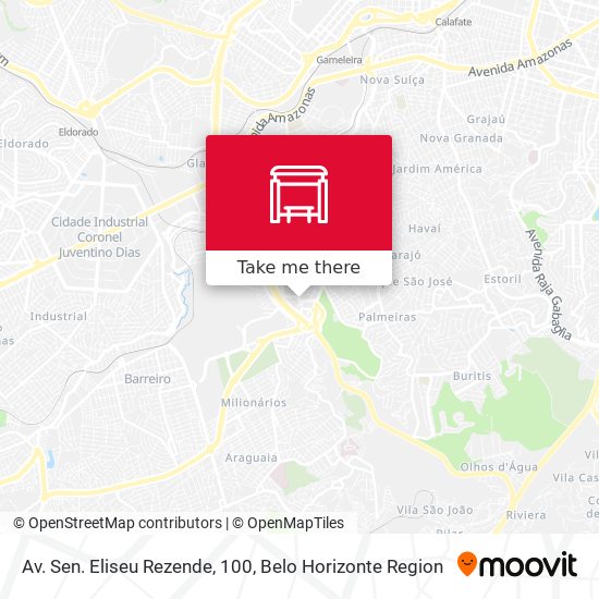 Av. Sen. Eliseu Rezende, 100 map