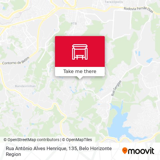 Rua Antônio Alves Henrique, 135 map