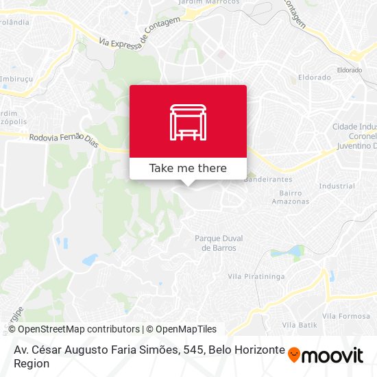 Av. César Augusto Faria Simões, 545 map