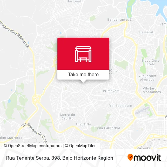 Rua Tenente Serpa, 398 map
