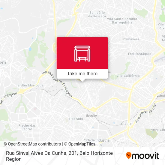 Rua Sinval Alves Da Cunha, 201 map